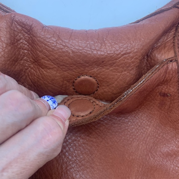 American Leather Company Carmel Color Shoulder Bag MCB6835K - Picture 6 of 14